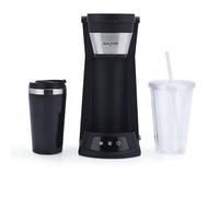 Salter EK6214 2 in 1 Macchina per caffè ghiacciata per caffè espresso a freddo, funzione calda o fredda, include tazza da viaggio da 420 ml e tazza in plastica da 440 ml con cannuccia, caffè