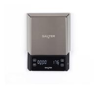 Salter Expert Bilancia da cucina digitale 20 kg con display LED removibile | Funzione Add & Weigh, timer integrato, supporto integrato, magneti da frigo per riporla, per ciotole e pacchi