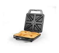 Salter Macchina per sandwich a 4 fette - Tostapane elettrico a riempimento profondo, piastre con rivestimento antiaderente senza PFAS, controllo automatico della temperatura, toast più grandi del 30%*