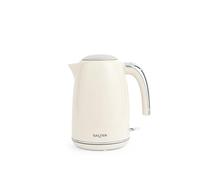 Salter Retro Cream 1,7L Bollitore - 2,2 Kw, Base a 360°, Filtro Anticalcare Rimovibile, Indicatore del Livello dell'Acqua, Sensore di Ebollizione a Secco & Spegnimento Automatico, Crema