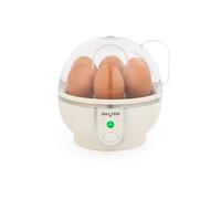 Salter Retro Crema Cuociuova - Cottura alla Coque, Media e Dura, Capacità di 7 Uova, Spie Luminose, Design Compatto, Bicchiere Misuratore & Griglia Rimovibile, Bicchiere Misuratore Incluso, 450 W