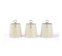 Salter Retro Set barattoli tè, caffè, zucchero, crema, 3 pezzi