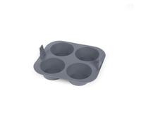 Salter Set di 2 stampi in silicone per muffin con friggitrice ad aria, 4 tazze, rivestimento senza PFA, resistenti al calore fino a 230 °C, ideali per cupcake, bocconcini di uova, Yorkshire Pudding e