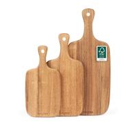 Salter Set di 3 taglieri in acacia, 30/35/45 cm