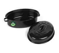 Salter Teglia da arrosto autoirrante con coperchio, ovale 38 cm