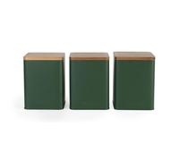 Salter Toronto Set 3 barattoli cucina, tè caffè zucchero, verde