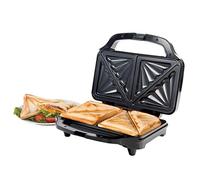 Salter Tostapane - Tostapane antiaderente a riempimento profondo, cuoci 2 panini tostati insieme, pressa per grill a 4 fette, controllo automatico della temperatura, 900 W