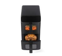 Salter VertiCook Ultra View 9L Dual Drawer Air Fryer - 2400W Vertical Space-Saving Design, Viewing Windows, Multi-Layer Cooking, Digital Touch Display, PFAS-Free Non-Stick Baskets, 9 Presets