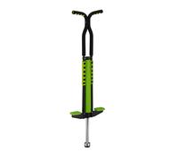 Relaxdays Salterello per Bambini, Pogo Stick, Bastone Salta, Max.60 kg, Impugnatura Imbottita, Acciaio Inox, Verde, Gommapiuma, Plastica, 103x29x6 cm