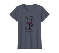 Saltiamo alla Parte in Cui prendo Il Vino Divertente Maglietta, Donna, Pervinca, L