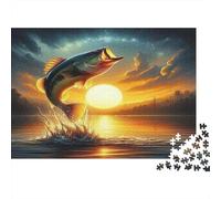 Salto basso Largemouth Puzzle 1000 Pezzi Adulti In cartone Spesso, Un Gioco Di Puzzle Per Relax E Meditazione, Ideale Per Quadro Fai Da Te, Attività in Famiglia 70x50cm/1000pcs