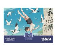 Salto mortale all'indietro sulla trave di equilibrio Puzzle in Legno Impermeabile Puzzles Da 1000 Pezzi Regali Per Adulti Impossibili Giochi Di Impegnativi