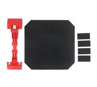 Saltura del pannello blackout clip regolabile sulla staffa rossa su robusta portatile per l'industria