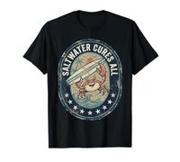 Saltwater Cures all Surfing Crab Beach Ocean Maglietta