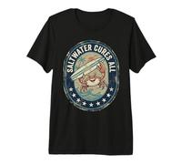 Saltwater Cures all Surfing Crab Beach Ocean Maglietta Premium