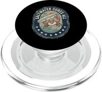 Saltwater Cures All Surfing Crab Beach Ocean PopSockets PopGrip per MagSafe