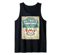 Saltwater Doctor Crab Ocean Vintage Design Canotta