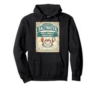 Saltwater Doctor Crab Ocean Vintage Design Felpa con Cappuccio