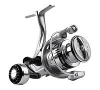 Saltwater Fishing Reel, 16 x 14 x 10 cm, leggero e resistente e smooth - Reduced Freshwater Baitcasting Fish Reel, Reliable for Beginners Men Fisherman Outdoor Deep Sea Lake River Bank Boat