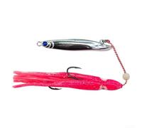 Saltwater Jig 40g corpo in ferro BKK ganci pronti (argento 40g)