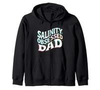 Saltwater Reef Tank Salinity Obsessed Dad Aquarium Felpa con Cappuccio