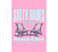 Salty Babes Beach Journal - 6x9” Lined Notebook for Summer Vibes: Trendy Pink Beach Club Notebook - 100 Lined Pages for Notes, Dreams, and Sunshine-Inspired Thoughts