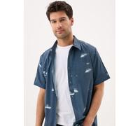 Salty Crew - Breezer Perf Button Up Shirt Blu - Abbigliamento XXL Blu