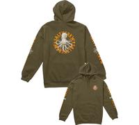 Salty Crew - Felpa con cappuccio da uomo - Tentacles Hooded Fleece Dusty Olive per Uomo in Cotone - Taglia M - Kaki