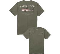 Salty Crew - T-shirt in Cotone - Bruce Premium Dusty Olive per Uomo in Cotone - Taglia XL - Kaki