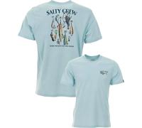 Salty Crew - T-shirt in Cotone - Lure Gear Classic Blue Fog per Uomo in Cotone - Taglia M