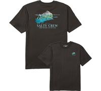 Salty Crew - T-shirt in cotone - Mahi Surface SS Tee Black per Uomo in Cotone - Taglia XL - Nero