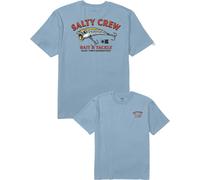 Salty Crew - T-shirt in Cotone - Snag LT Classic Blue Fog per Uomo in Cotone - Taglia S