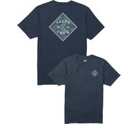 Salty Crew - T-shirt in cotone - Tippet Fill SS Tee Navy per Uomo in Cotone - Taglia L - Blu navy