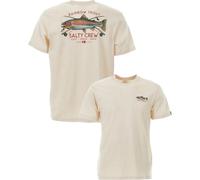 Salty Crew - T-shirt in Cotone - Trout Mount Vintage Moonbeam per Uomo in Cotone - Taglia L - Beige