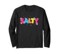 Salty Hawaii Beach Sunshine Seashells Divertenti Vacanze estive Maglia a Manica