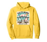 Salty Moms Beach Club Funny Beach Summer Vacation Holiday Felpa con Cappuccio