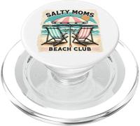 Salty Moms Beach Club Funny Beach Summer Vacation Holiday PopSockets PopGrip per MagSafe