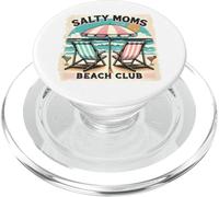 Salty Moms Beach Club Funny Beach Summer Vacation Holiday PopSockets PopGrip per MagSafe