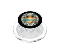Salty Moms beach club Tropical Beach Tramonto Mamma Vacanza PopSockets PopGrip per MagSafe