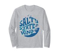 Salty State of Mind Design for Beach And Ocean Lovers Maglia a Manica