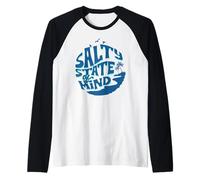 Salty State of Mind Design for Beach And Ocean Lovers Maglia con Maniche Raglan
