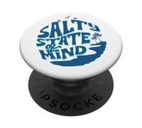 Salty state of mind design for Beach and Ocean lovers PopSockets PopGrip Adesivo