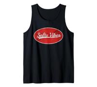 Salty Vibes Sarcastic Sassy Varsity Graphic Canotta