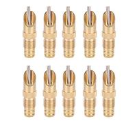 Saluaqui [10pcs Drinatore di Capezzoli per Capestri per Coniglio Automatico e Gabbia di Volpe | Strumento di Bere in Acciaio Inossidabile a 360 ° | Design Staccabile e Facile per l'uso della