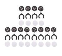 Saluaqui 12 Rulli per Mobili Autoadesivi Ruote per Mobili a Fondo Piatto Guide per con 5 Cuscinetti a Sfera in Acciaio Inossidabile Capacità di 100 Kg per Apparecchio per D