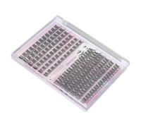 Saluaqui 126 Clusters D False Eyelashes 10-14mm Lash Extensions Volume | Kit di ciglia a grappolo D 126 pezzi, lunghezze miste 10-14 mm, kit di estensione individuale adatto per feste di