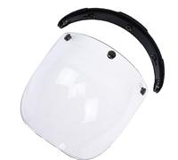 Saluaqui 3 Snap Bubble Wind per Casco da Moto Biltwell e Bonanza Accessorio Trasparente di qualità Premium per il Comfort di Guida e Si Adatta Alla Maggior Parte dei Caschi da Moto Design Affidabile