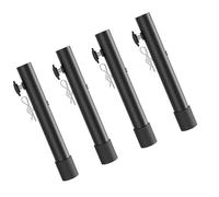 Saluaqui 4 Pezzi Prolunghe per Alzate per Tavolo Pieghevoli in Acciaio Inossidabile Altezza del Bancone Estensioni per Gambe Tipo B 20 Cm Miglioratori di Altezza per Sala da Pranzo, Cucina Ed Uso