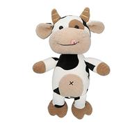 Saluaqui Adorabile Giocattolo di Peluche per Mucche da 30 Cm - Giocattolo di Peluche di Polpaccio Morbido Ed Ecologico per Bambini - Simpatica Bambola da Bestiame da Cartone Animato per la Sorpresa