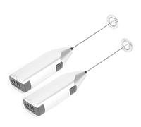 Saluaqui BEGNICO ELETTRICO ELETTRICO con Manico Ergonomico per Uso Domestico - Miscelatore Frode di Latte Compatto e Leggero - ABS e Costruzione in Acciaio Inossidabile